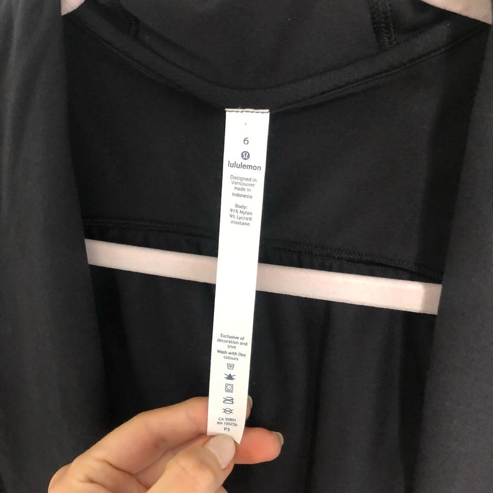 Black Lululemon Wrap Hoody - Picture 6 of 13